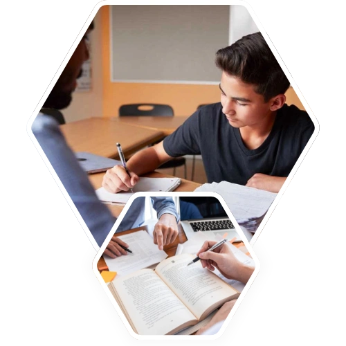 A Level Math tutor explaining calculus problems to student