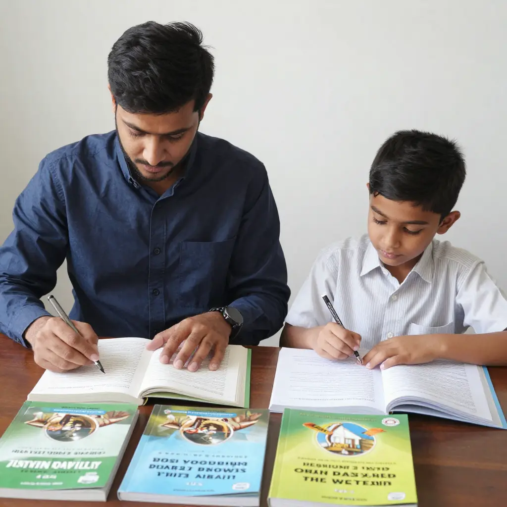 English Home Tutor teaching the basic rules tenses